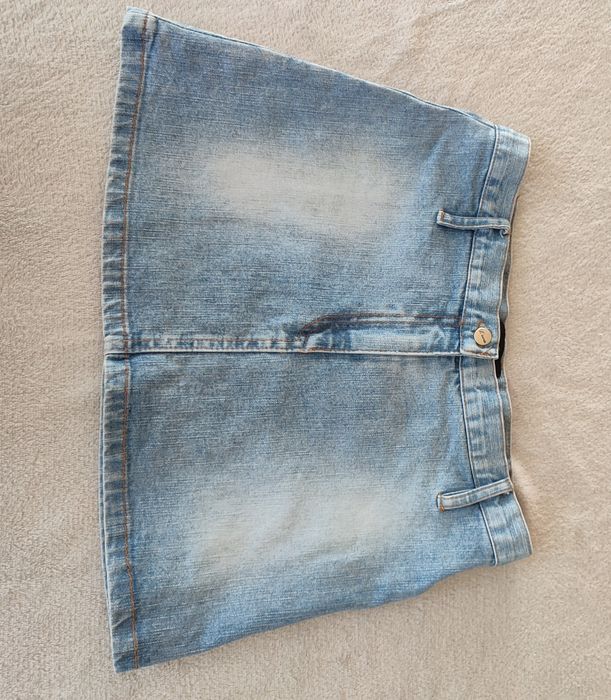 Spódniczka mini jeansowa vintage S