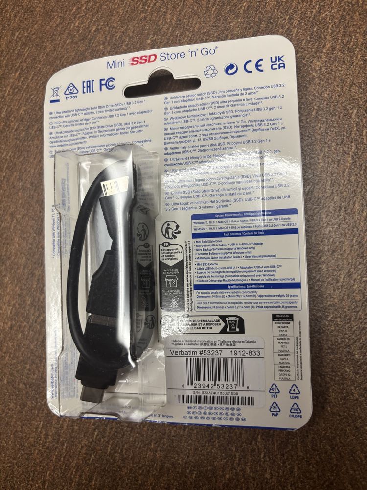Dysk SSD Store 'n' Go Mini 1 TB USB 3.2