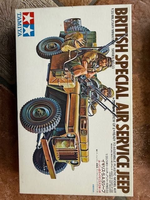 TAMIYA 35033 Jeep British SAS + blacha