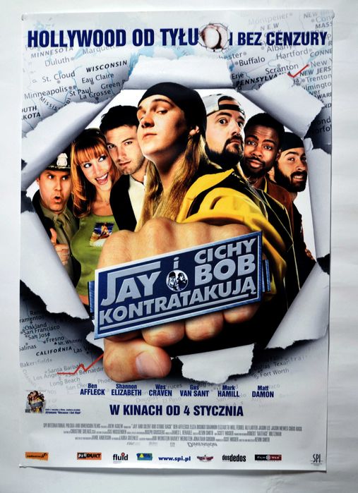 Jay I Cichy Bob Kontratakują (2001) Plakat Filmowy Kinowy 68x98 cm