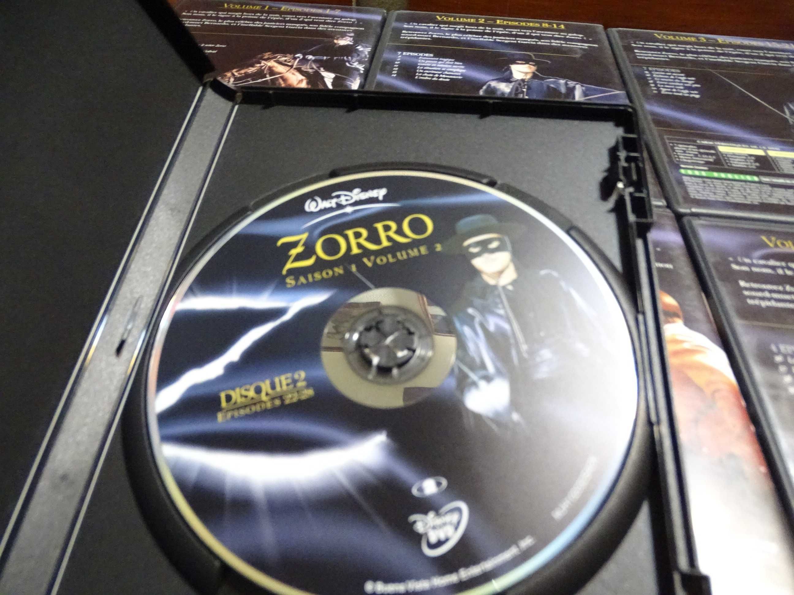 DVD Pack-Zorro/Saison 1-Seis DVDs com legendas PT