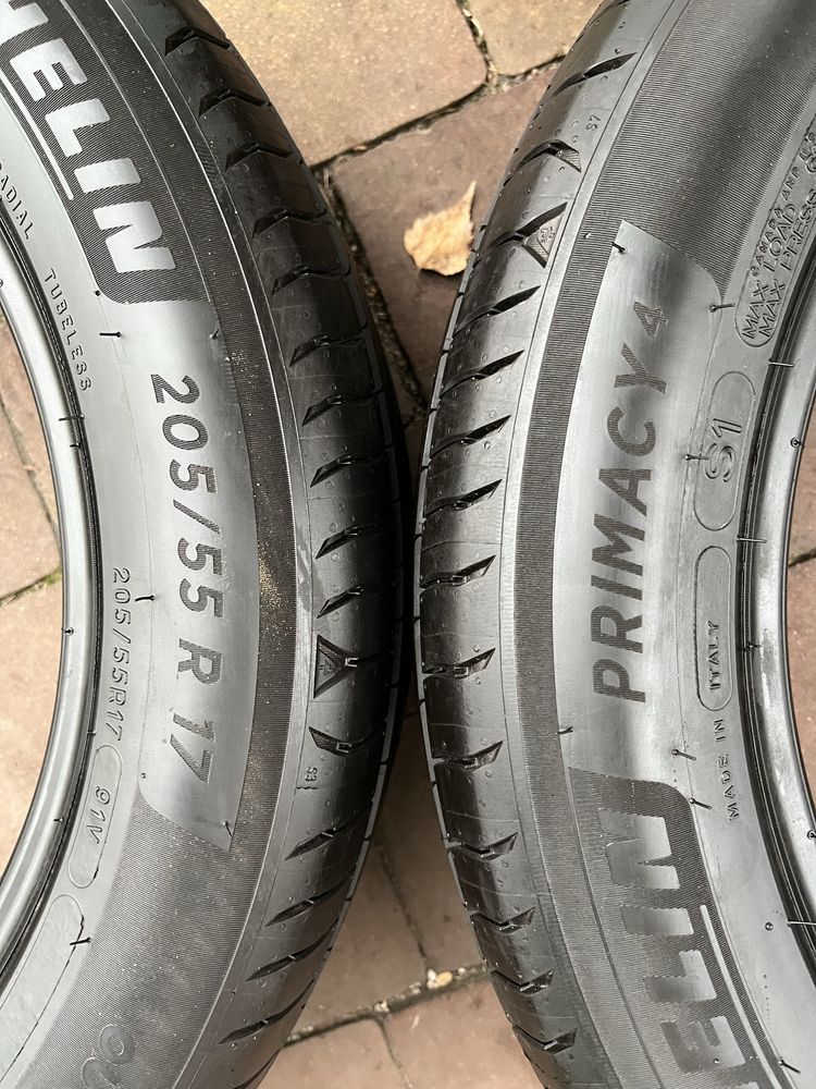 2x205/55/17 Michelin Primacy 4 NOWE 2022 rok