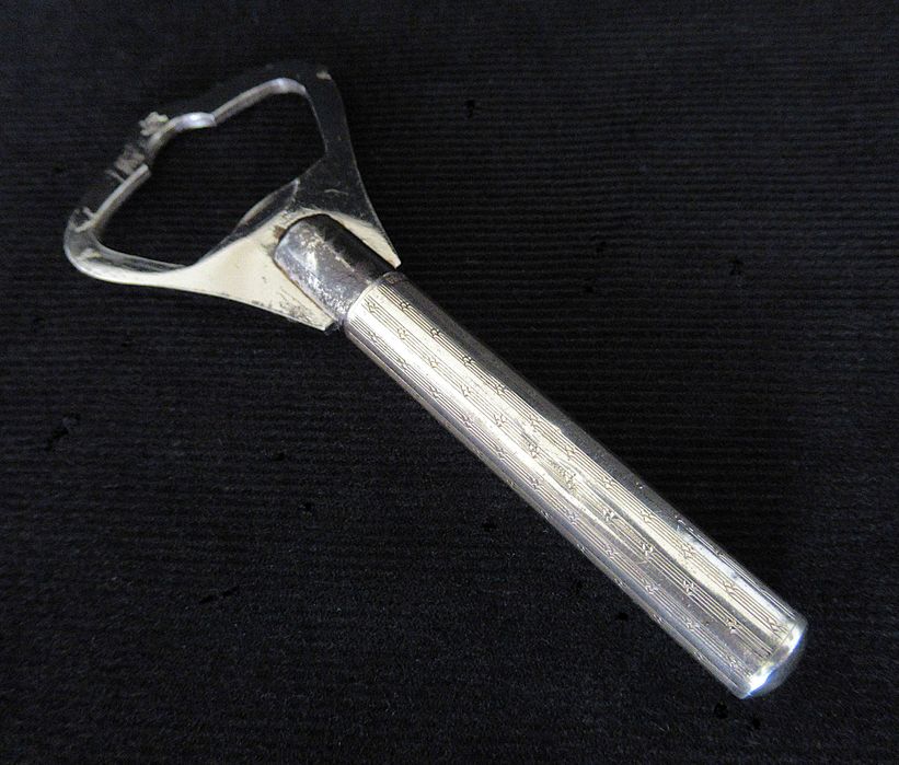 Abre-Garrafas em Prata (Ref. 1)