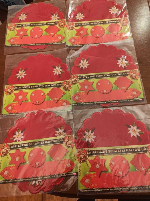 Świąteczne #haftowane kartki#biezniki#serwetki#haftowany recznik#