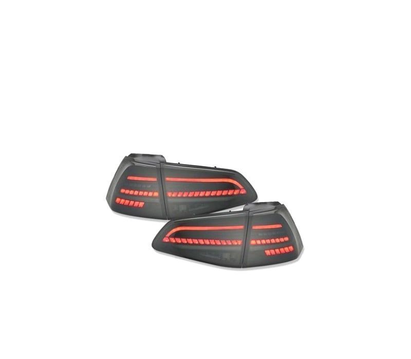 FAROLINS VOLKSWAGEN VW GOLF 7 7.5 12-20 FULL LED DINÂMICOS PRETO FUMADO