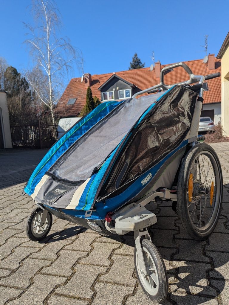 Przyczepka dwuosobowa Thule Chariot CX2 wielofunkcyjna amortyzowana