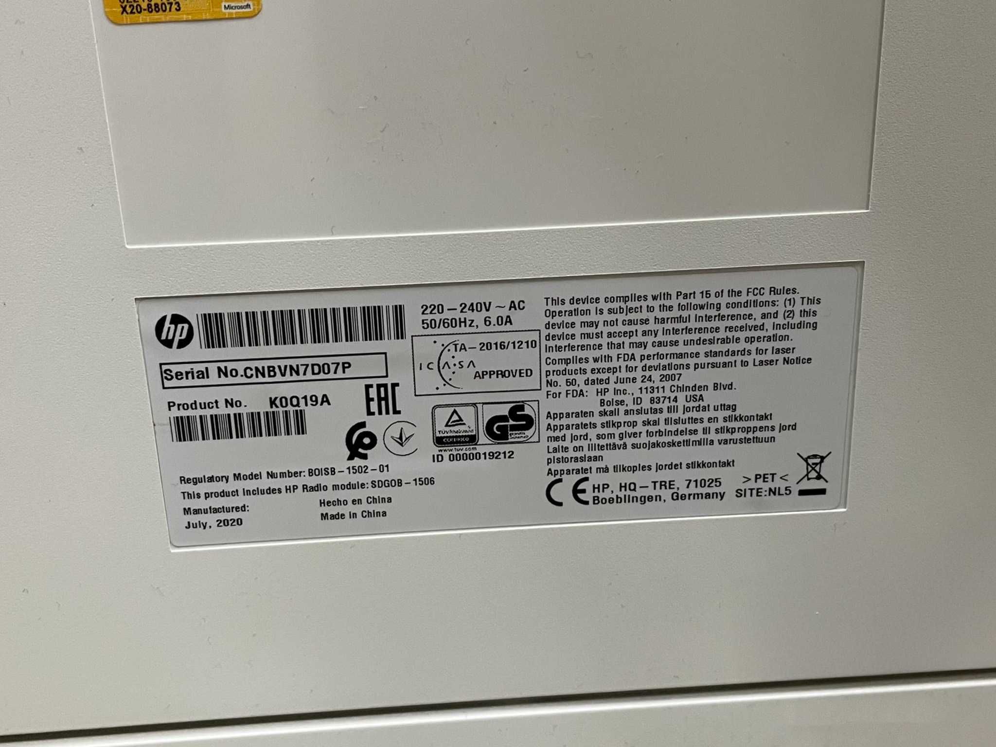 Poleasingowa Drukarka HP LaserJet Enterprise M608 Przebieg 10-25K A