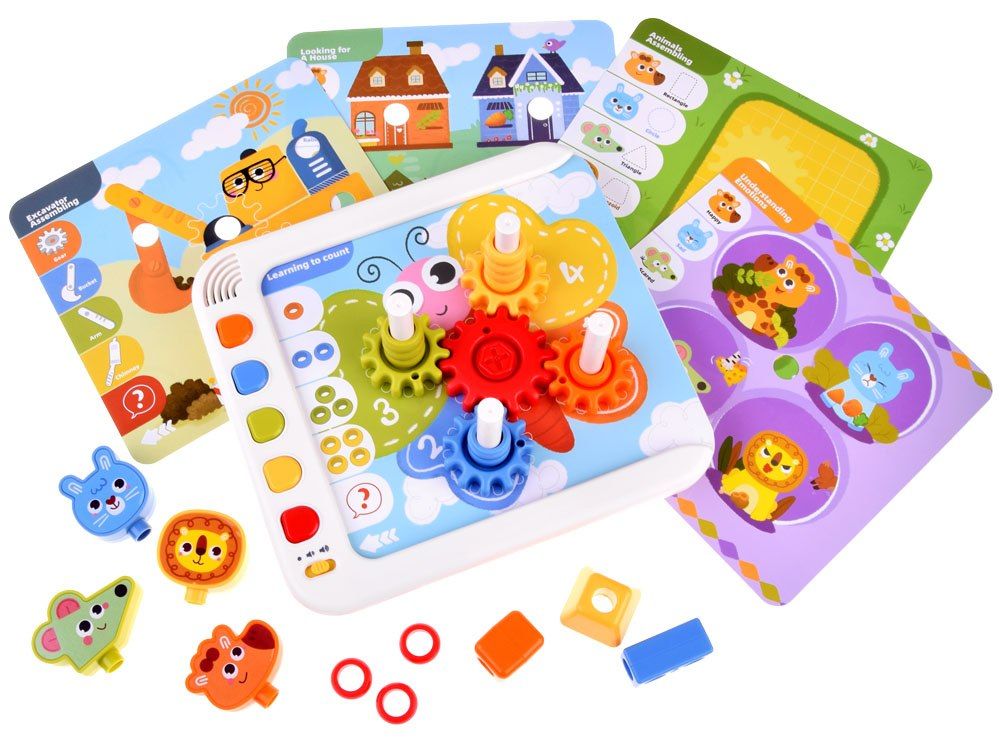 Hola interaktywny Panel nauka emocji liczb figur Montessori ZA4652