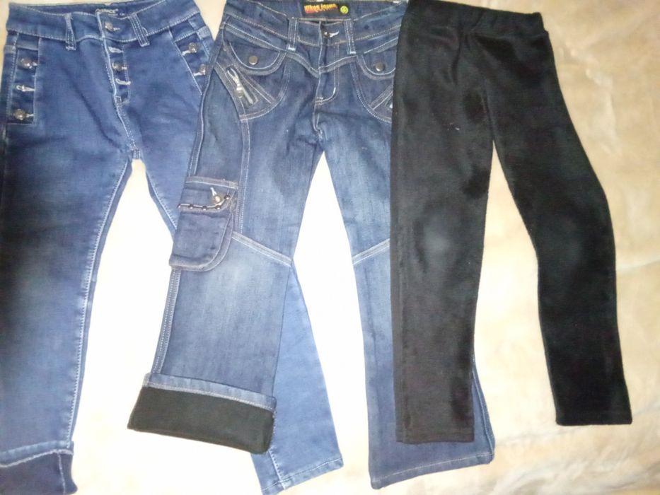 Утеплені штанці на дівчинку 6-8років