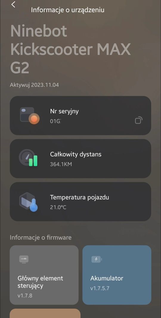 Segway Ninebot MAX G2 E, 35km/h 70KM, jak nowa