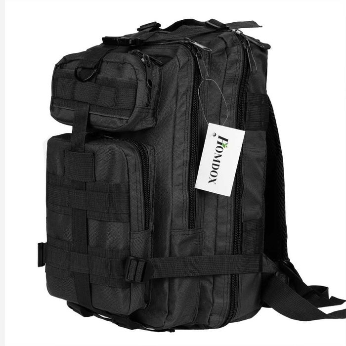 czarny plecak militarny