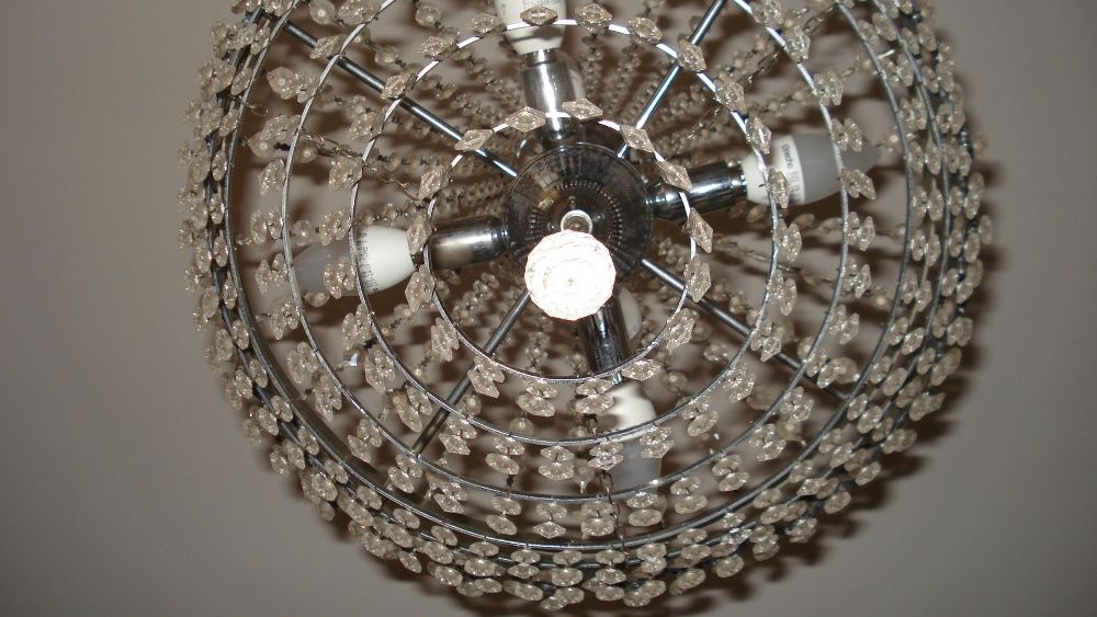 Lustre meio cristal