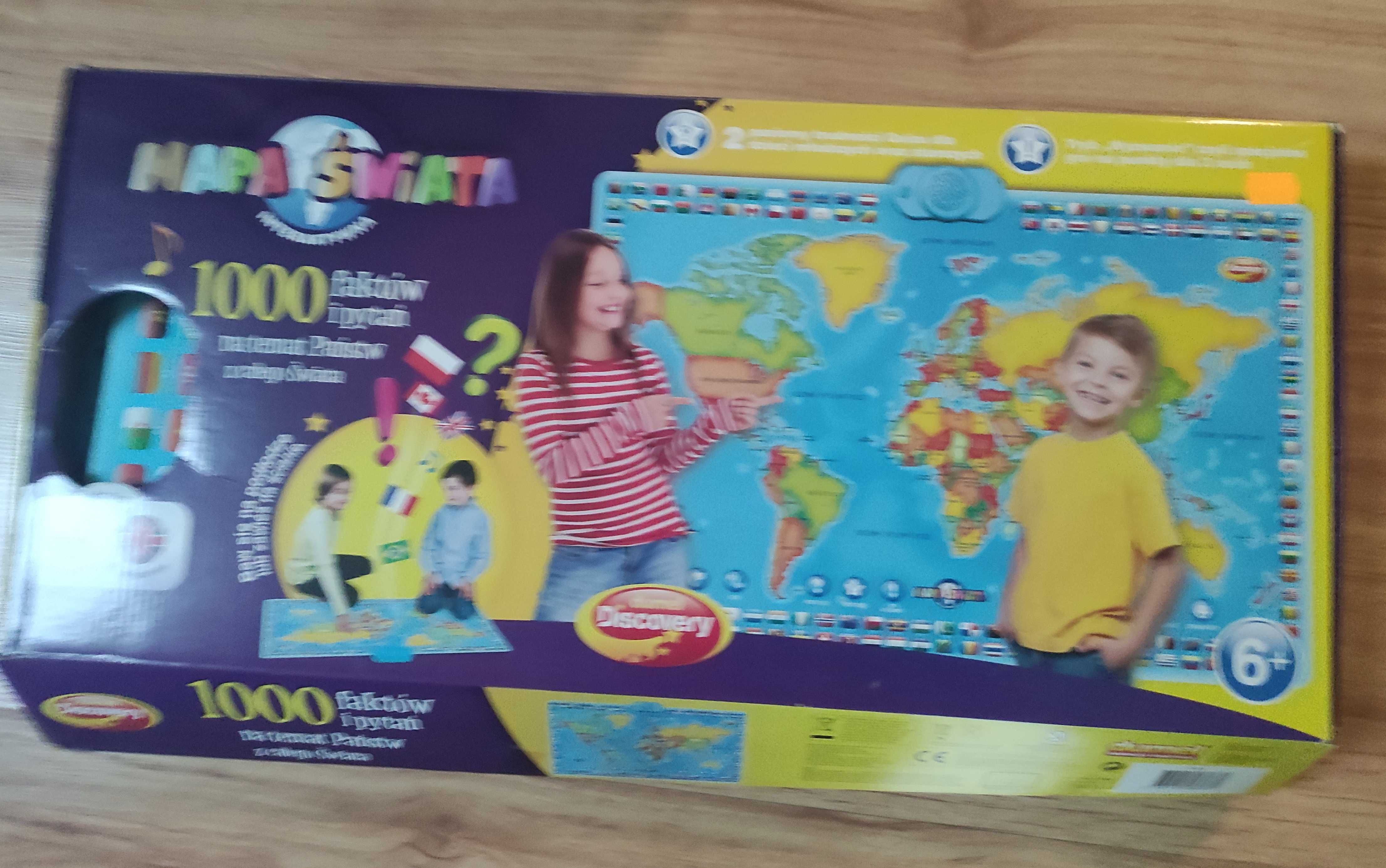 Interaktywna mapa świata 6+