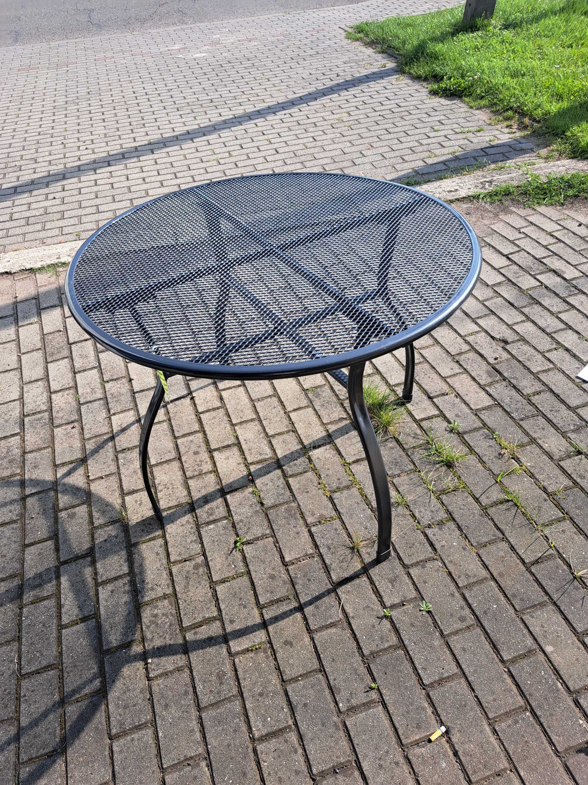 Stół Ogrodowy Tarasowy DUŻY Greemotion METAL 100 cm