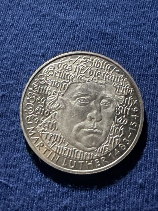 5 mark 1983r G martin luther