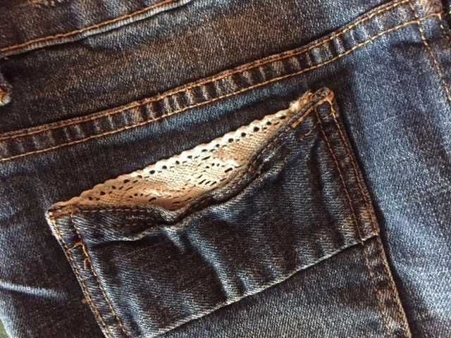 TELLY Weijl Spódnica Jeans Mini Granat 38_SUPER
