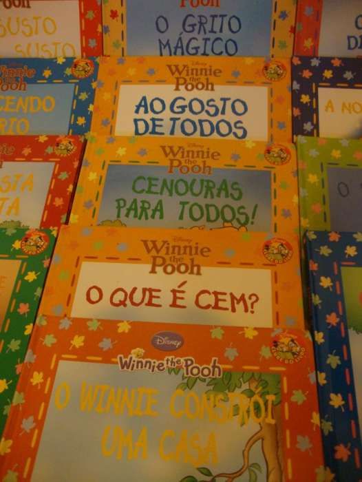 Livros Disney Winnie the Pooh- Clube do Livro (Novos)