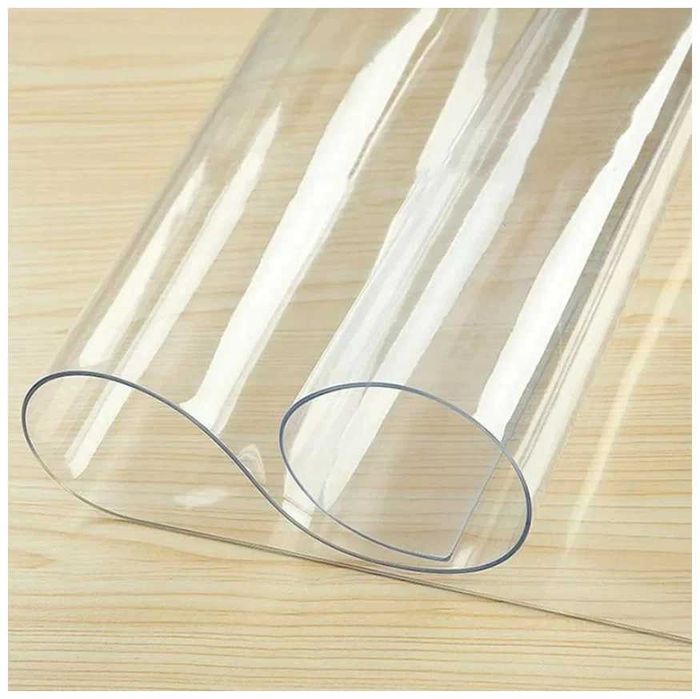 Прозора Силіконова скатертина на стіл м'яке рідке скло плівка клейонка