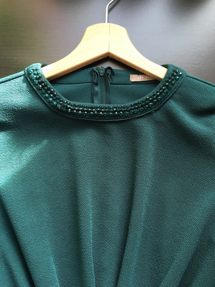 sukienka butelkowa zieleń Orsay rozmiar 34