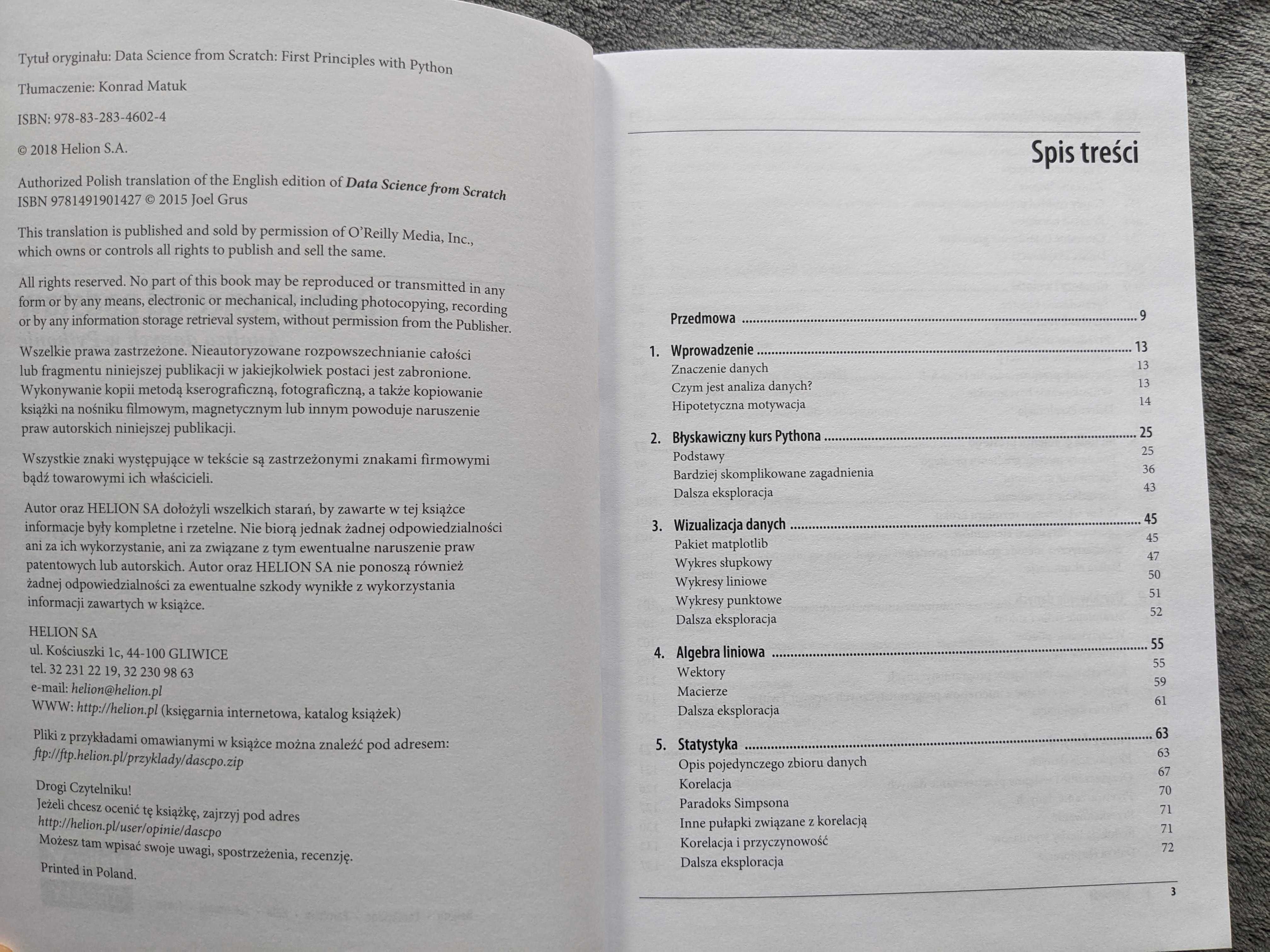 Data science od podstaw. Analiza danych w Pythonie - Joel Grus