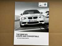 2012 / BMW M3 E92 Coupe E93 Cabrio LCI / EN / prospekt katalog