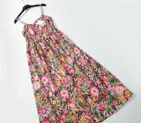Легкое хлопковое платье с цветочным принтом H&M