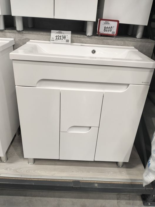 Тумба в ванну з умив 80см