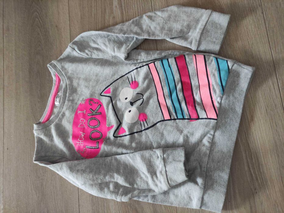bluza z kotem i polar quechua 104