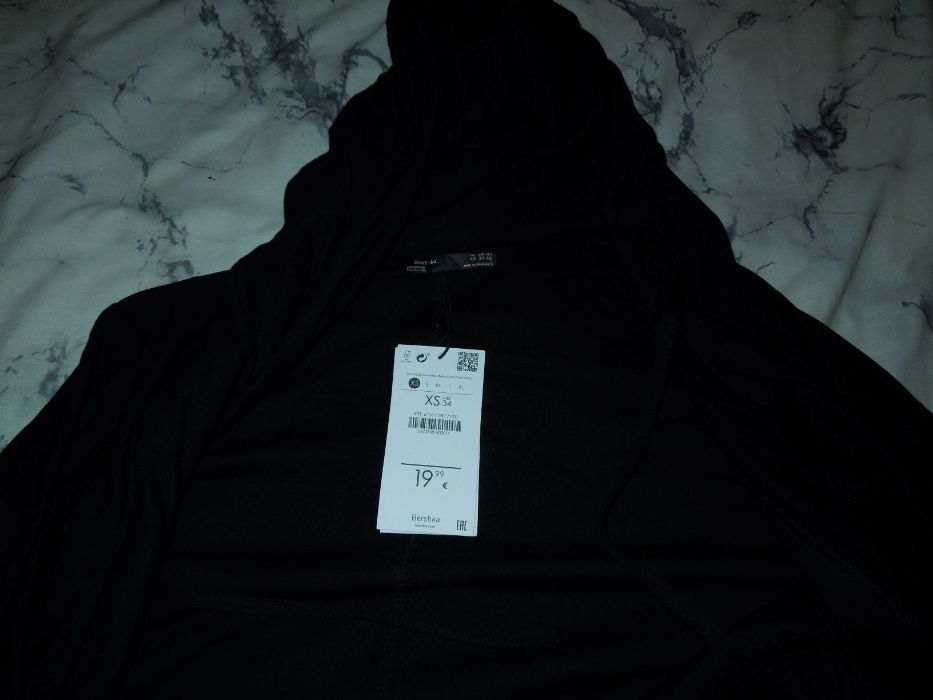 Casaco Preto Bershka Homem novo