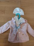 Komplet parka kurtka 3x szalik 1x czapka H&M