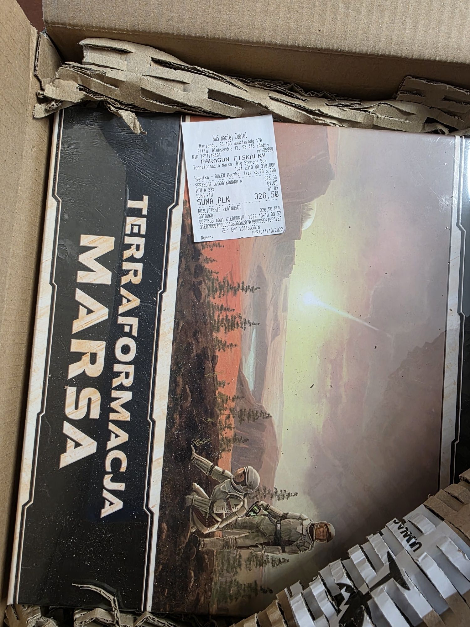 Terraformacja Marsa: Big Storage Box + elementy 3D