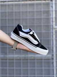 АКЦІЯ! Кеди Vans KNU Skool Black/White 35 36 37 38 39 40 41 42 43 44