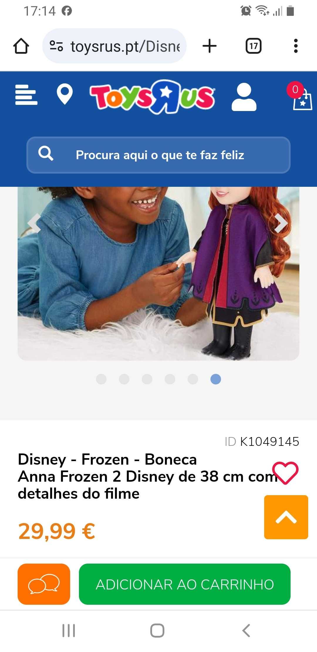 Boneca Ana Frozen