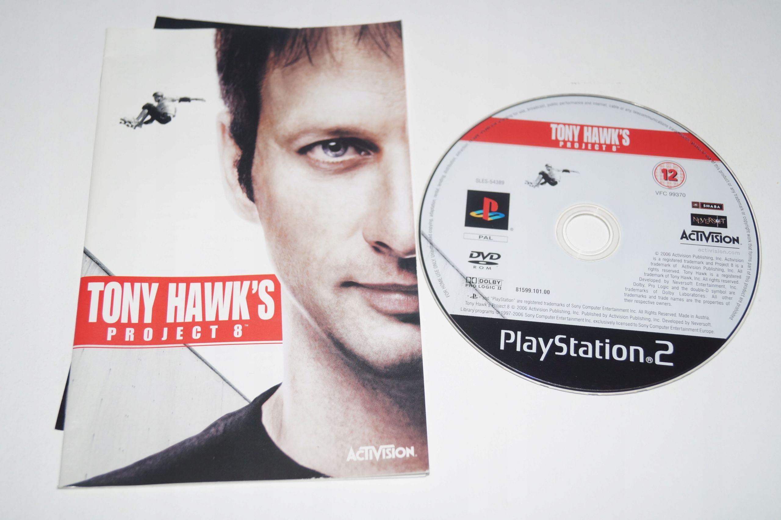Gra Tony Hawks Project 8 Sony Playstation 2 (Ps2)