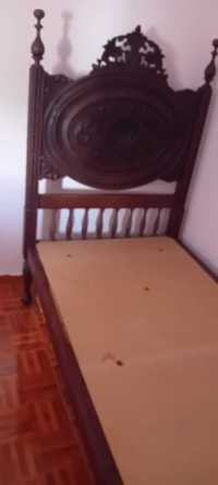 cama castanha rustica