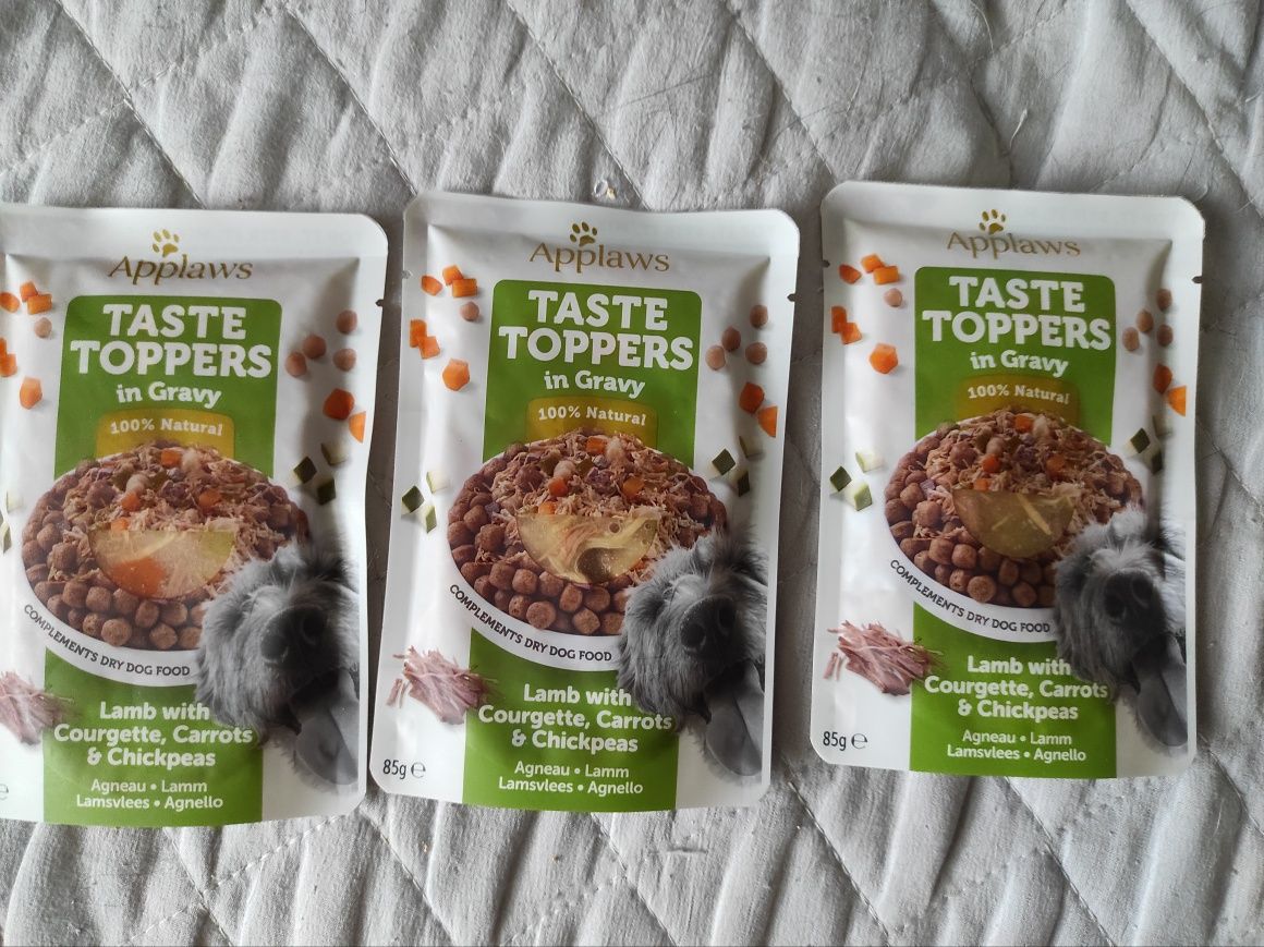 Applaws taste toppers w bulionie dla psa 3x156g 3x86g