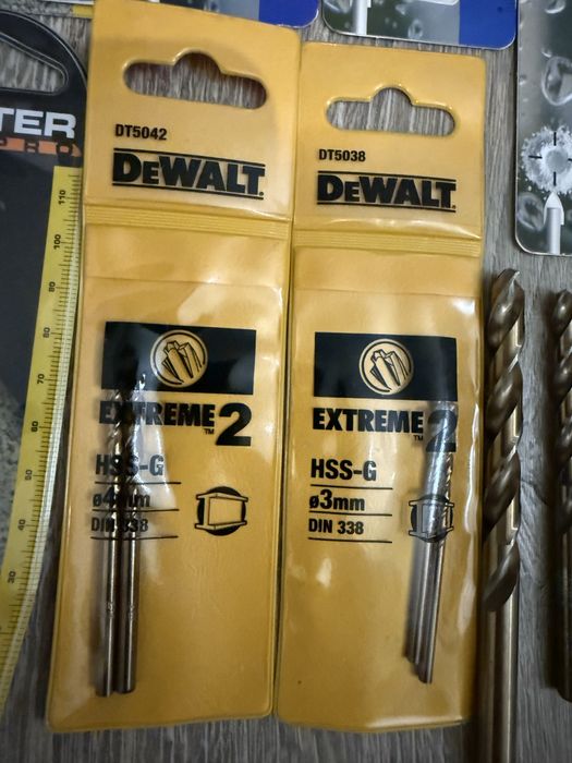Набор сверл и пробойников – DeWalt, Dexter, HSS, COBALT