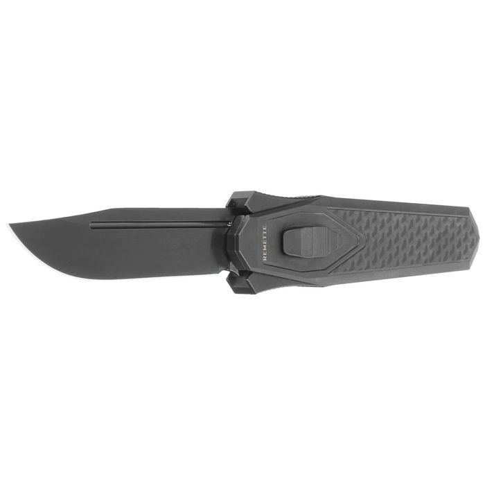 Nóż grawitacyjny Remette Swordfish Black DLC Titanium / Red Blue