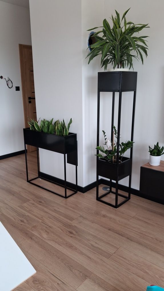 Kwietnik metalowy, kwietnik loft, kwietnik donica