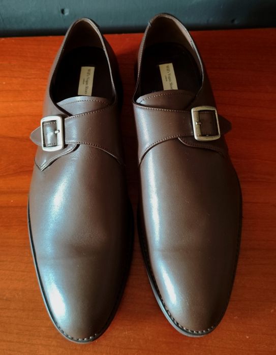 Eleganckie czarne buty typu monks