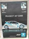 Cartaz promocional Peugeot 207 S2000