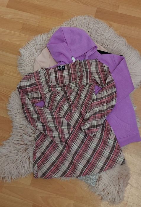 Тёплые вещи на девочку 116 см