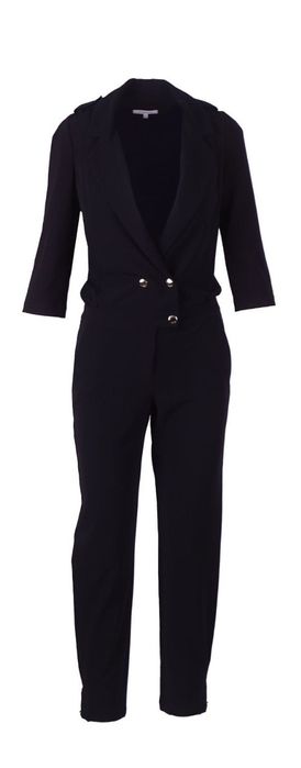 Czarny elegancki kombinezon PATRIZIA PEPE Nowy z metkami sylwester