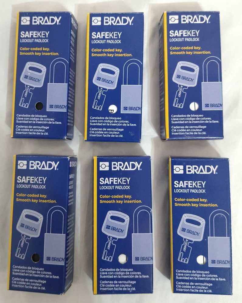 SafeKey Cadeado de nylon pacote de 6 (1593)