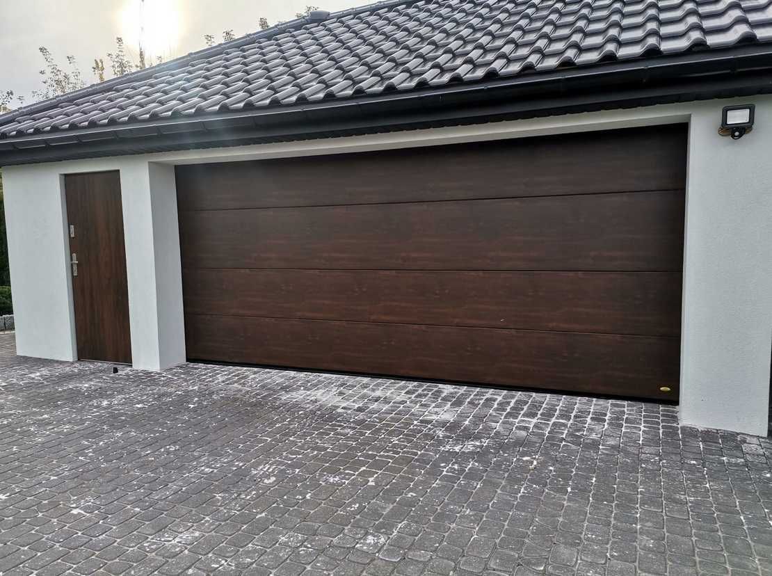 Brama garażowa 5000x2050 ANTRACYT MAT 7016 + Napęd