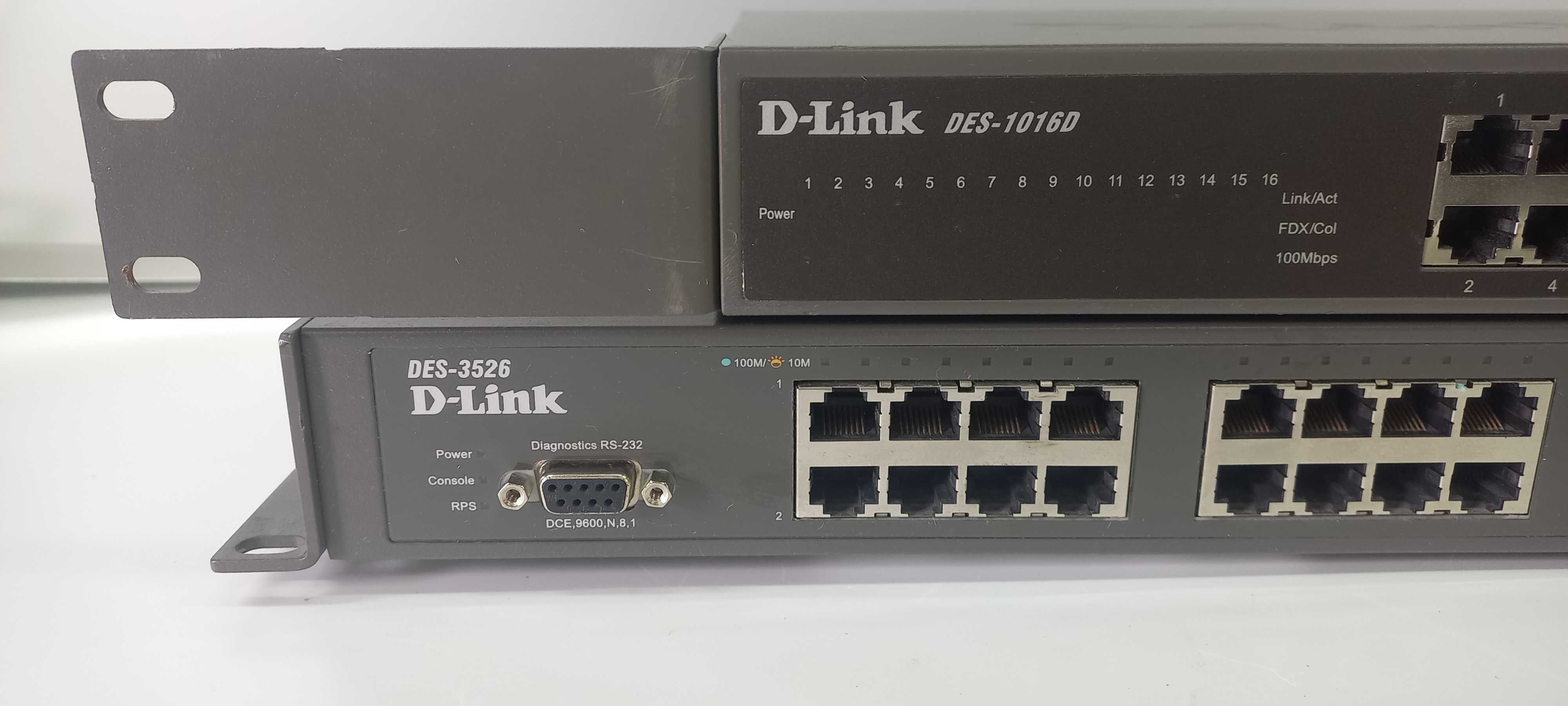 Некерований комутатор D-Link DES-1016D 16 портів RJ-45 10/100 Мбіт/сек