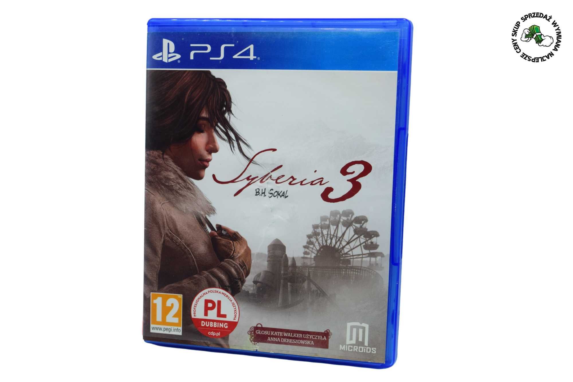 Syberia 3 PlayStation 4 PL