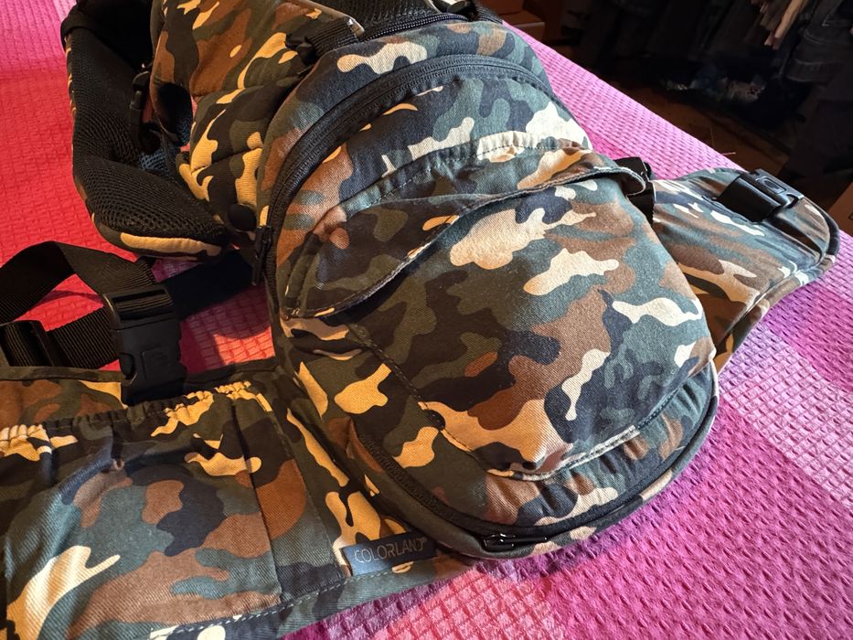 Marsupio Colorland - padrão militar - optimo estado