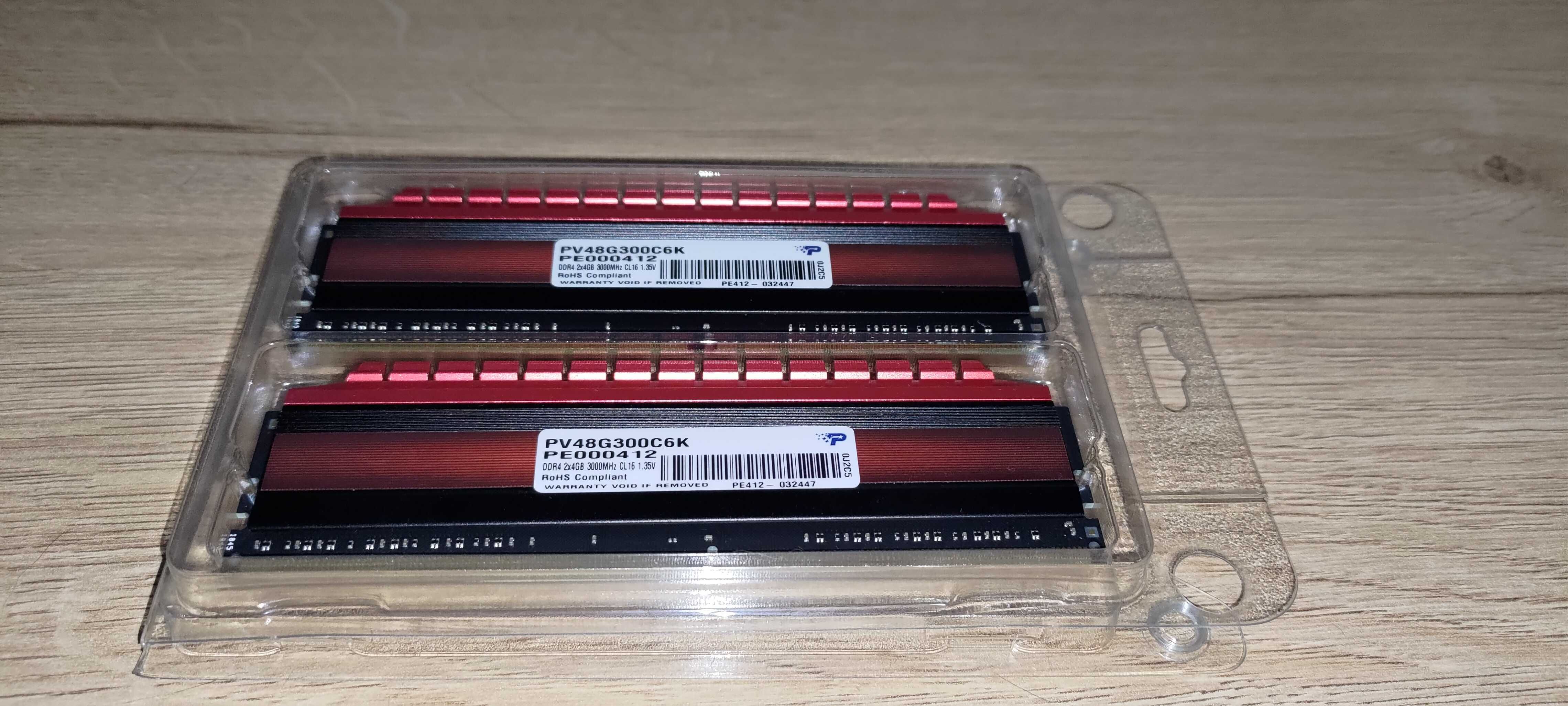 Patriot Viper 2x4gb DDR4 3000Mhz PV48G300C6k