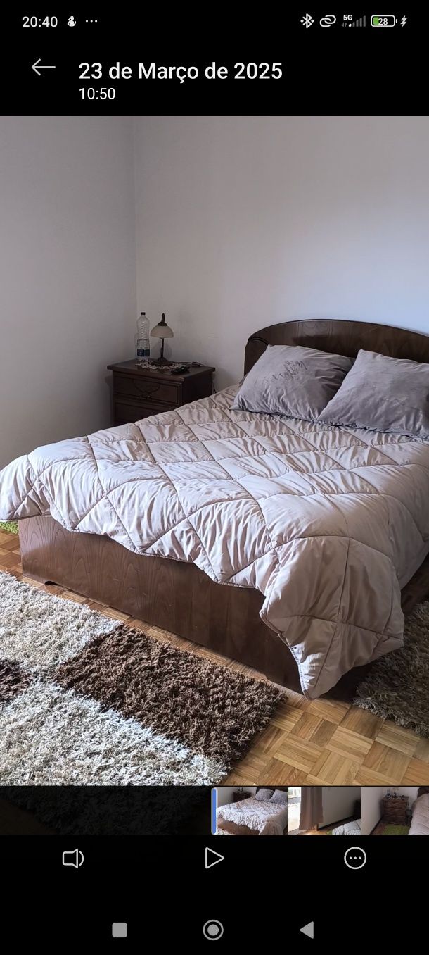1 Quarto Completo madeira maciça como novo